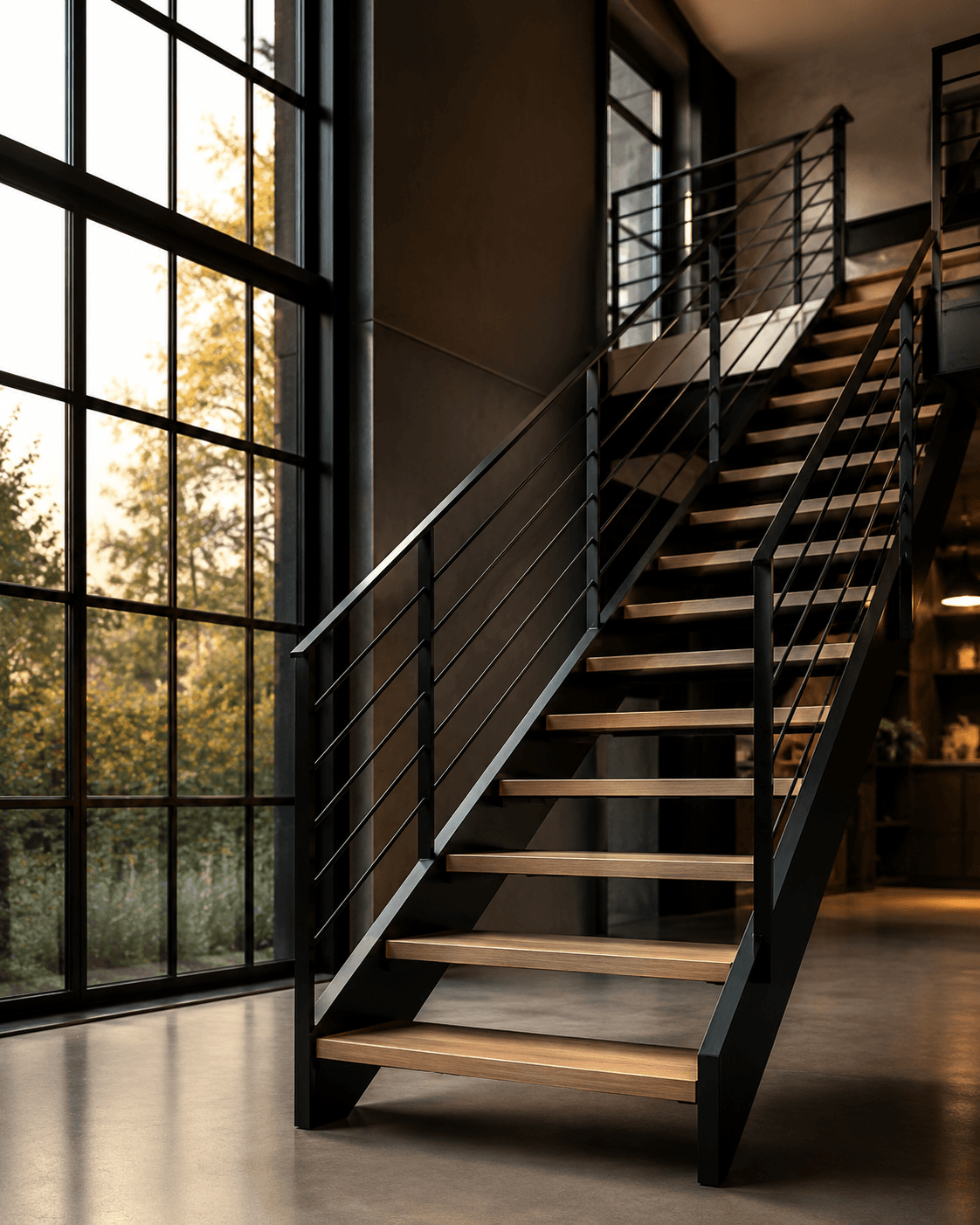 Escalier métallique sur mesure réalisé par LCCM Métal